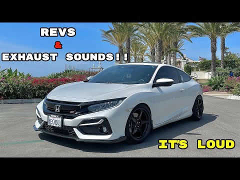 10th Gen Civic Si Catted Downpipe REVIEW / Rv6 Downpipe, Frontpipe & Full Race Exhaust!!