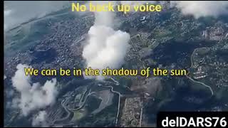 shadow of the sun -air supply karaoke no back up voice