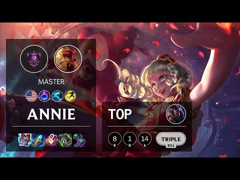 Annie Top vs Draven - NA Master Patch 11.24b