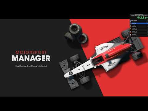 Motorsport Manager - European Racing Series Full Season Any% Speedrun - 49:20.91 [ex-WR]