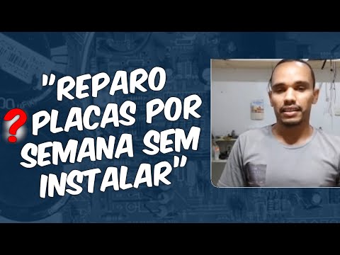 Vídeo: Ele NÃO instalou máquina e consertei 200 placas/sem