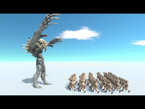 GIANT SCOURGE vs UNITS - Animal Revolt Battle Simulator