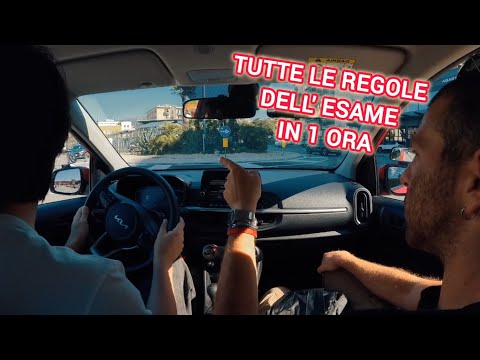 RIPASSO COMPLETO di Tutte le Regole per l’Esame di Guida Patente B in 1 Ora