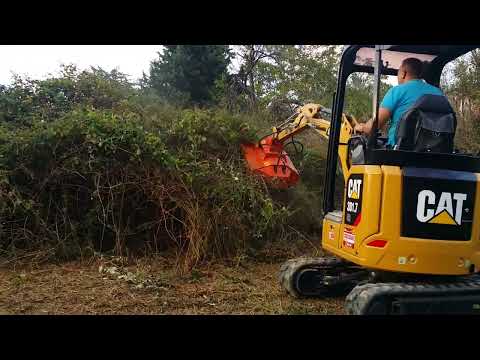 LIPA - TLBE-D 60 head shredder for mini excavator