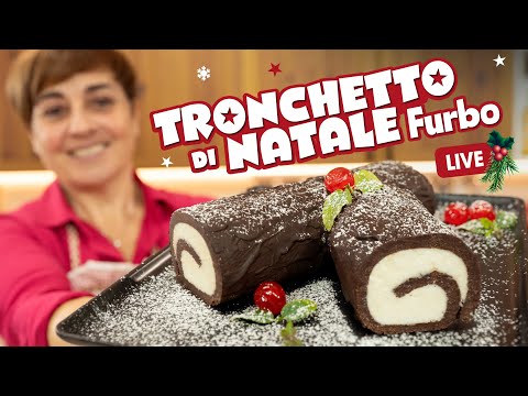 TRONCHETTO DI NATALE FURBO 🎄🧑‍🎄 pronto in 20 minuti e senza cottura - Ricetta in Diretta
