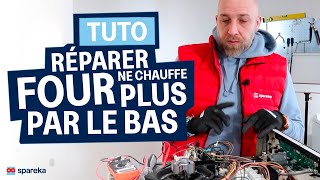 Four qui ne chauffe plus en bas : tester et remplacer la résistance de sole (facile)