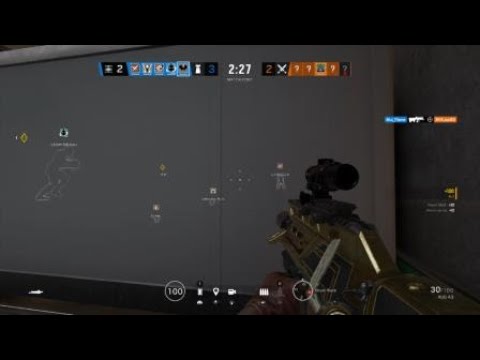 Crazy one tap wall bang