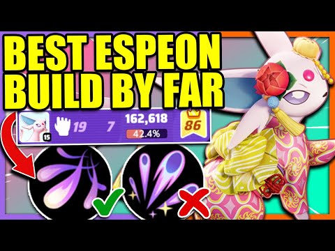 You are LOSING GAMES playing the WRONG ESPEON BUILD | Pokemon Unite