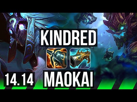 KINDRED vs MAOKAI (JGL) | 8/1/9, Legendary, 600+ games | EUW Master | 14.14