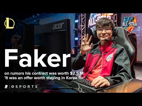 Faker on rumors his contract was worth $2.5 M: 'It was an offer worth staying in Korea for'