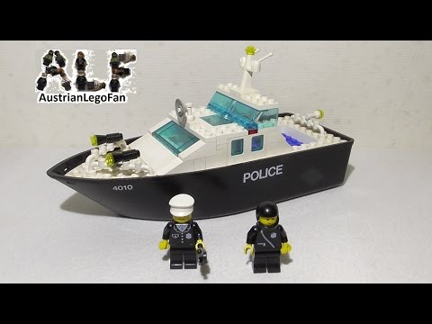 Lego Classic 4010 Police Rescue Boat / Polizeiboot - Lego Speed Build Review