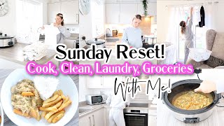 *SUNDAY* DO IT ALL | CLEAN WITH ME // COOK, LAUNDRY, GROCERIES HAUL // EXTREME CLEANING MOTIVATION