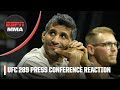 UFC 289 Press Conference Reaction: Why would anyone boo Beneil Dariush? | ESPN MMA