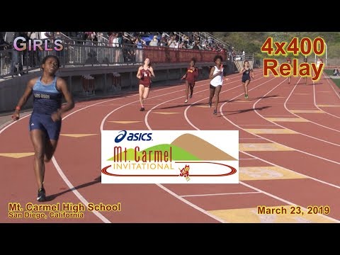 2019 TF - Mt Carmel - 4x400 (Girls, Heats 3-4 [of 4])