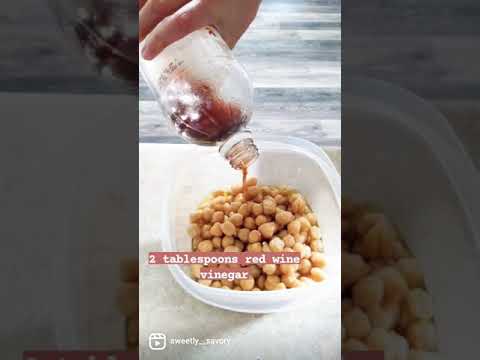 Let's make Mediterranean Marinated Chickpeas!