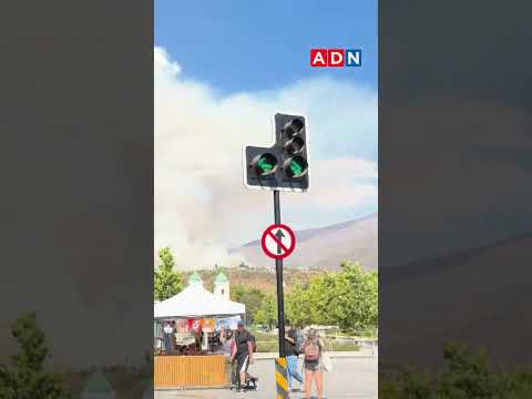 Está en cercanías del Claro Arena: incendio forestal en Las Condes activa tercera alarma