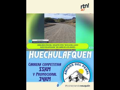 #conectadosrtn Junín de los Andes se prepara la 3ª edición del Desafío MTB Boca Lago Huechulafquen