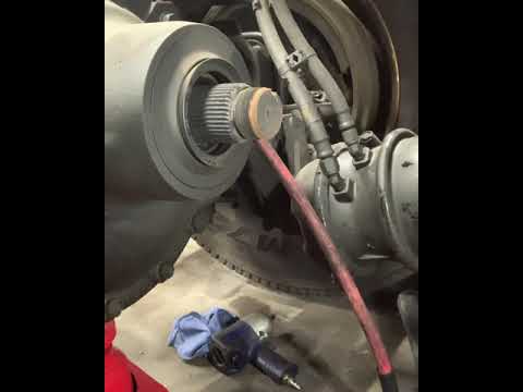 MBA rear most axle differential input seal leaking. Input seal replacement. Diff repair. Axle Input