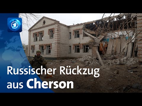 Ukraine reagiert zurückhaltend auf russischem Rückzug aus Cherson