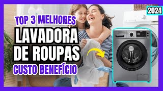 Top 3 MELHORES Máquinas de Lavar Custo Benefício | Qual é a MELHOR Lavadora de Roupas Pra Comprar?
