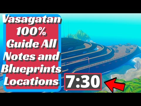 Vasagatan 100% Guide All Notes and Blueprints Locations - Raft - Version 1.0