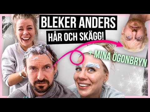 BLEKER Anders HÅR och SKÄGG + mina ögonbryn!