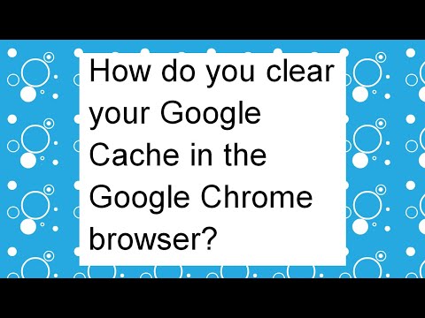 How to clear your google chrome cache (files, images,...