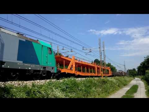 E.483 010 NORDCARGO CON MERCI MISTO IN TRANSITO A LENTATE (Monza) 7 - 7 - 2017