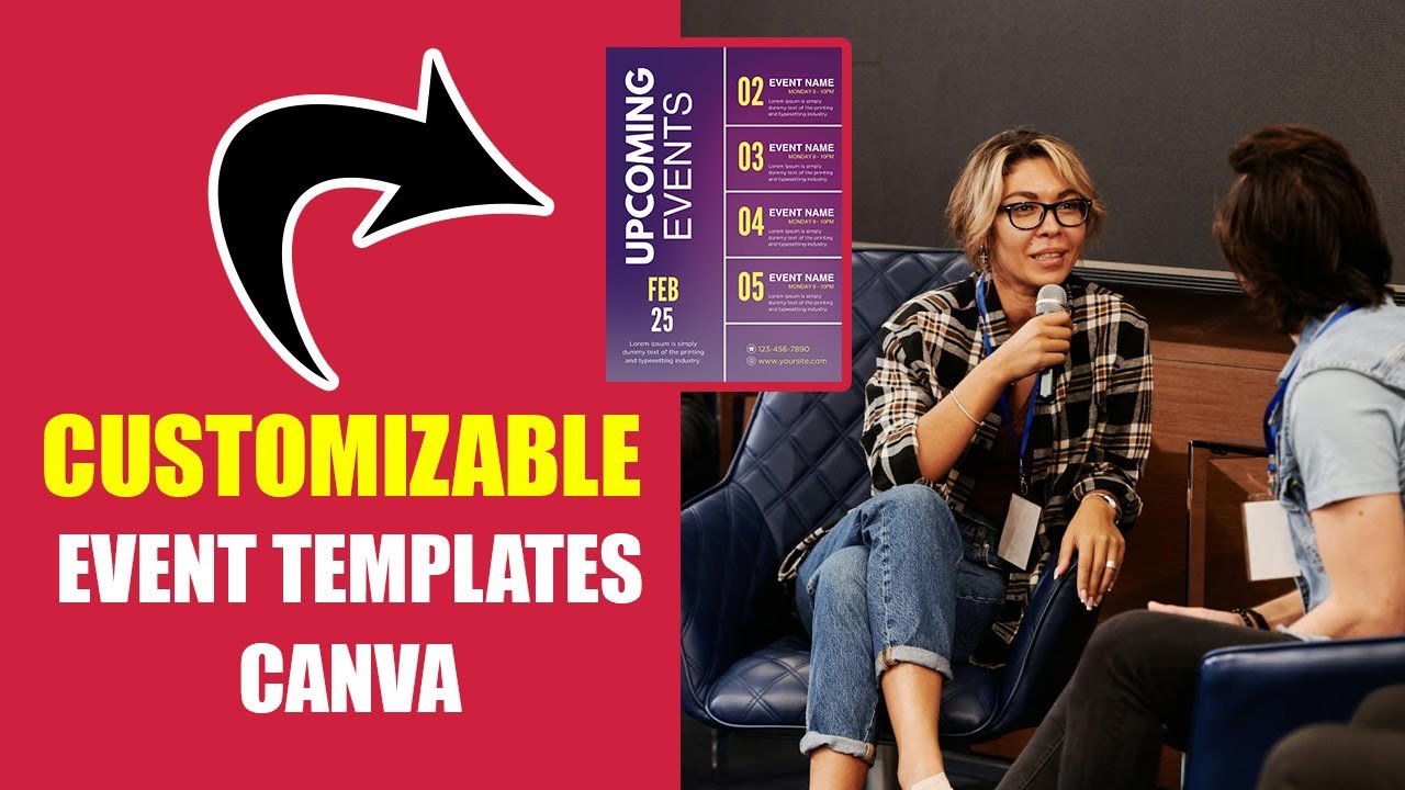 Customizable Event Templates for Teachers, Event Planners, and Businesses #etsy #canva #event