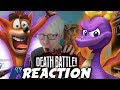 Crash VS Spyro DEATH BATTLE REACTION What An N Sane Fight