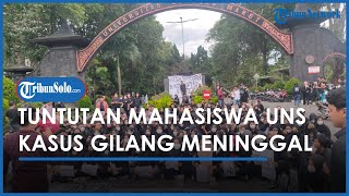 Berita Solo Hari Ini: Tuntutan Mahasiswa UNS soal  Gilang Meninggal dalam Diklatsar: Bubarkan Menwa