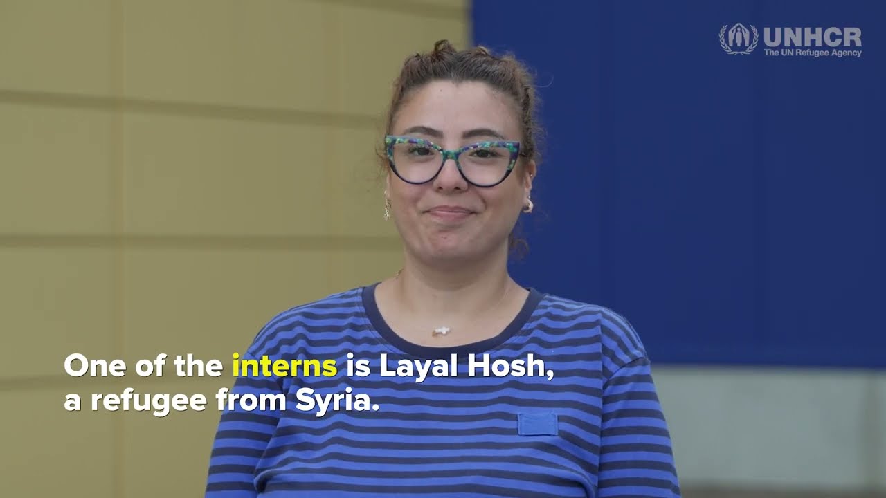 (5 Sept 2022) Layal lights up with joy when she goes to work