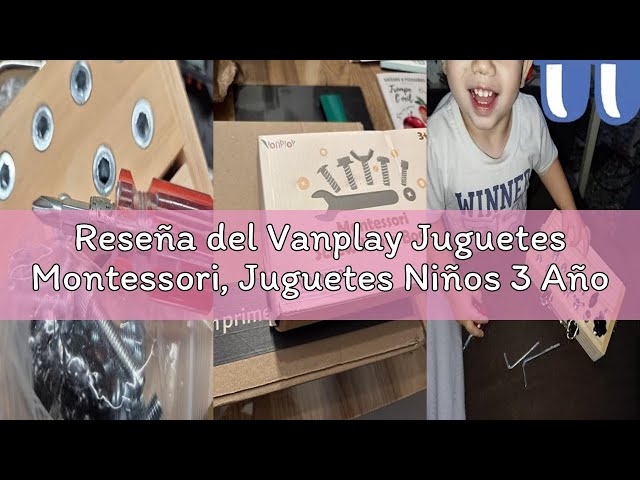 Vídeo relacionado con Vanplay Juguetes Montessori, Juguetes Niños 3 Años, Juguetes de Madera con Cerradura y Llave Tablero de Destornilladores Herramientas Juguete, Juegos Educativos Regalo Niña Niño 3 4 5 6 Años