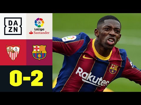 Messi wurschtelt, Dembélé tunnelt, Barca siegt: FC Sevilla – FC Barcelona 0:2 | LaLiga | DAZN