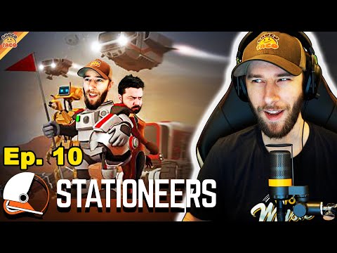 Ep. 10 Let's Play STATIONEERS ft. Reid | chocoTaco Variety Gameplay Space Games