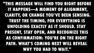 "This Message Will Reach You at the Perfect Moment 🌸"