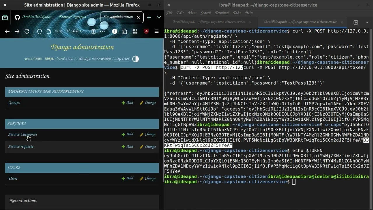CitizenService API Demo – Django Capstone Project