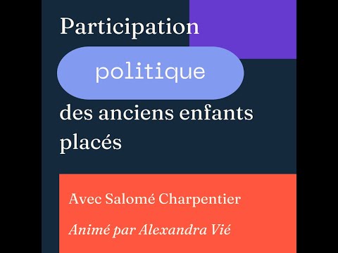 Participation politique des anciens enfants placés