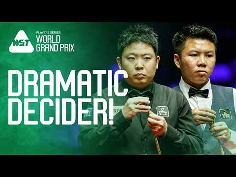 SO MUCH TENSION 😰!  Zhang Anda vs Zhou Yuelong Incredible Semi-Final Decider | World Grand Prix 2026