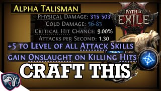 How to EASILY Craft a Talisman for WOLFMAN or ANY Druid Build (PoE2 0.4 Druids)