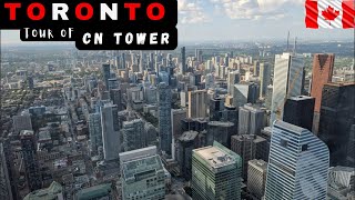 Tour of CN Tower, Toronto | Breathtaking views 🇨🇦