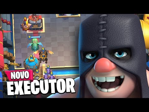 Usei o NOVO EXECUTOR do Clash Royale