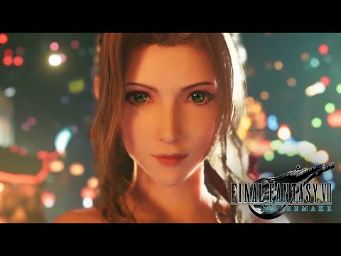 AERITH IN BEAUTIFUL DRESS + CLOUD REACTION || FINAL FANTASY VII REMAKE