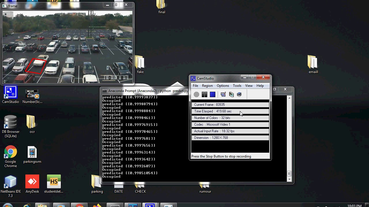 Parking Space Detection in Parking Lot using Deep Learning Algorithm (CNN)