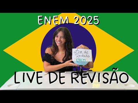 LIVE DE REVISÃO ENEM 2025 - ESCRAVIDÃO, GUERRA DO PARAGUAI E REPÚBLICA
