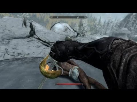 Skyrim_the ebony warrior vs staff of hasedoki