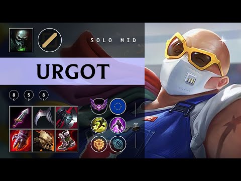 Urgot Mid vs Qiyana - EUW Master Patch 25.22