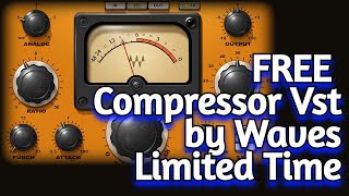 Video thumbnail for Limited Time FREE Hybrid Compressor VST PLUGIN by Waves Audio - H Comp - Review & Demo by Amner Hunter
