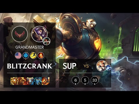 Blitzcrank Support vs Lux - NA Grandmaster Patch 12.2