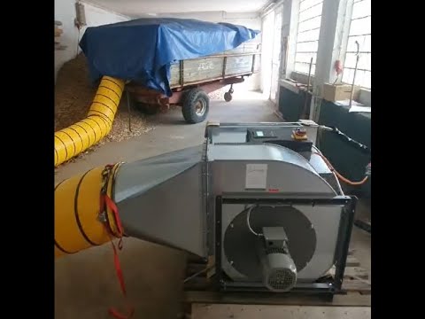 50kW Trocknung - Kleinstanlage - Kundenvideo - Scheitholz Brennholz Hackschnitzel